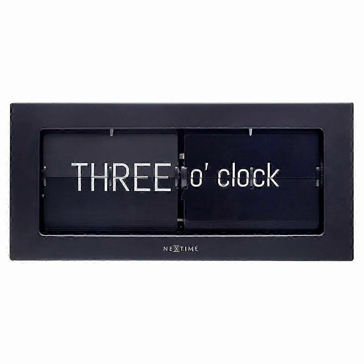 Table clock Nextime 5229ZW Black