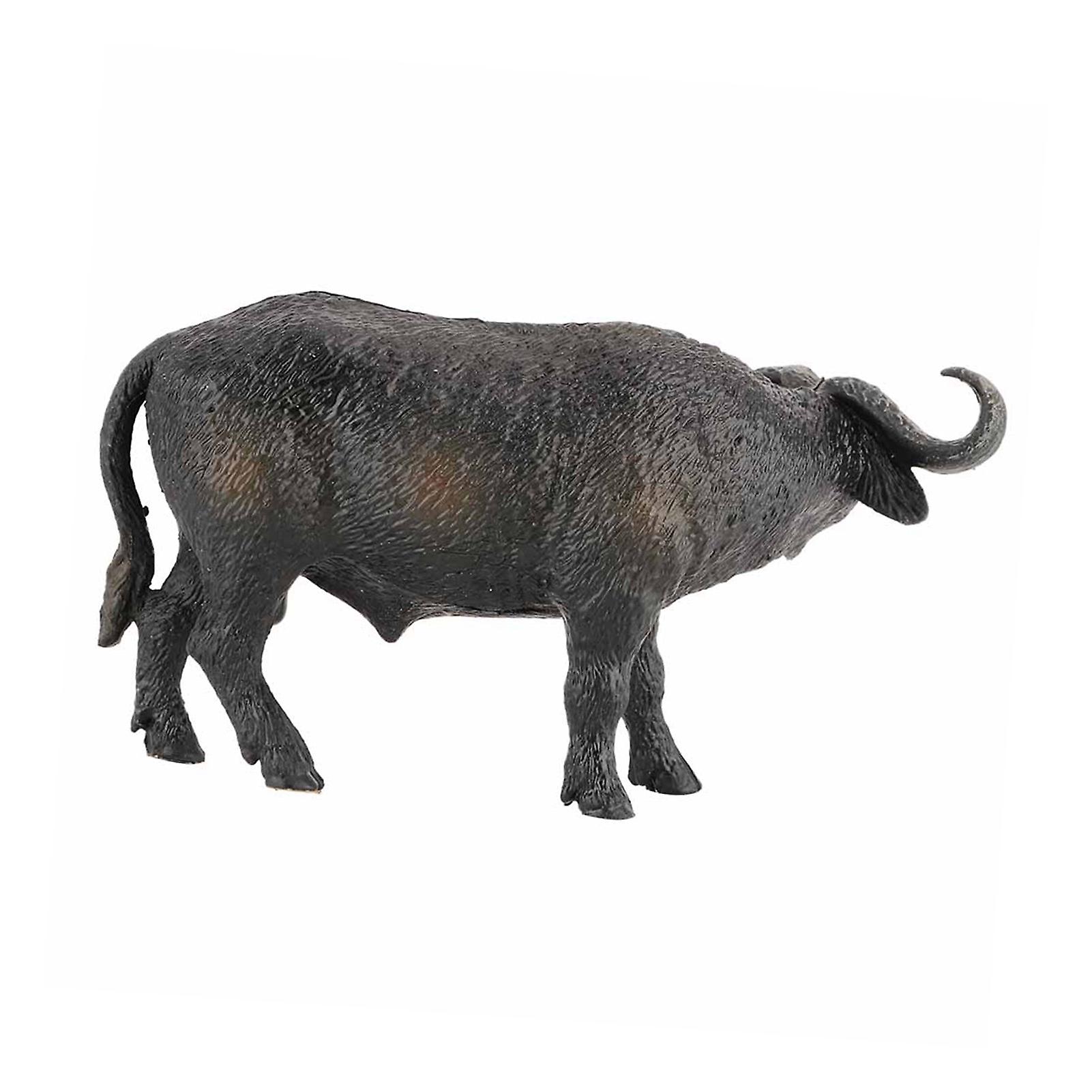 Animal Model Children's Toy Simulation Buffalo Environmentally Friendly Plastic Mini Decoration