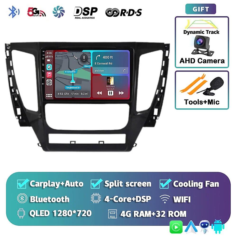 Android 13 Carplay Auto Wifi + 4g Per Mitsubishi Pajero Sport 3 2016 - 2018 Autoradio Lettore Multimediale Stereo Gps 2din Unità Principale