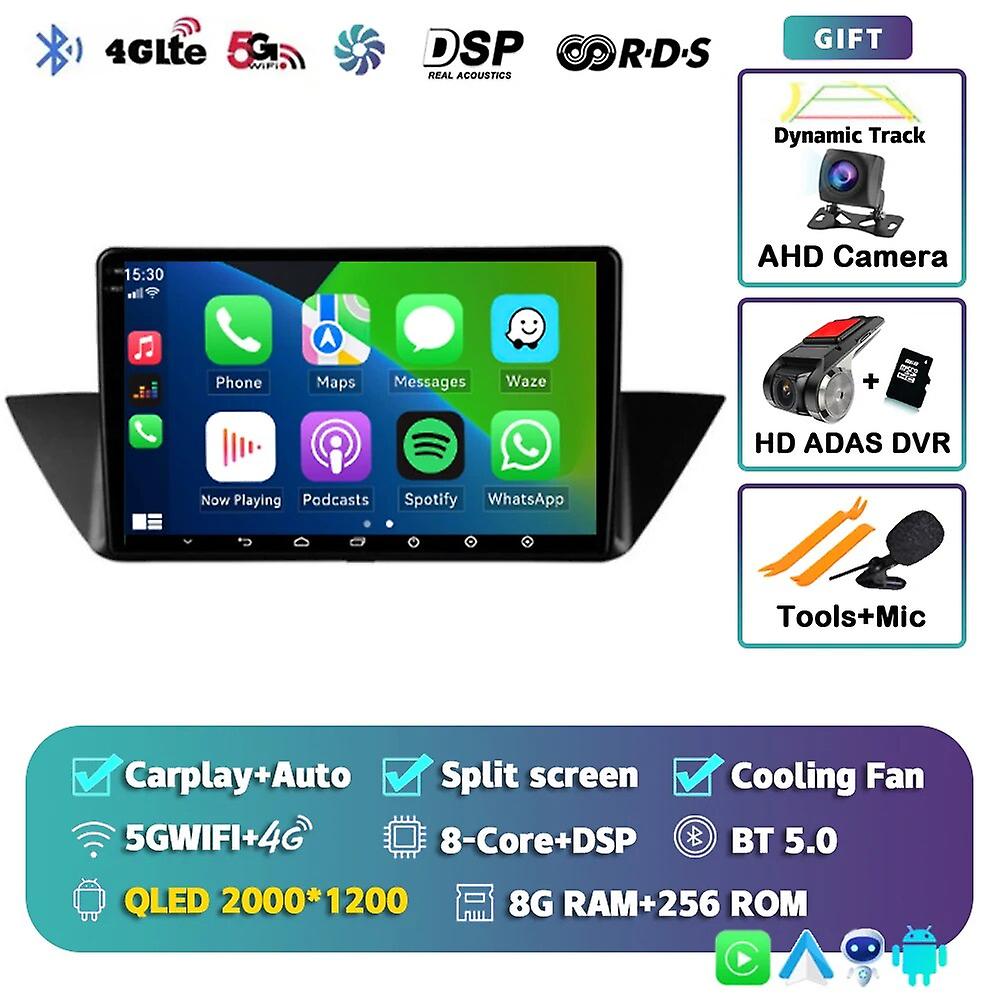 Android 13 Carplay Auto Car Radio For Bmw X1 E84 2009 2010 2011 2012 Multimedia Player Gps Navigation Wifi+4g Sim Bt Stereo Dsp