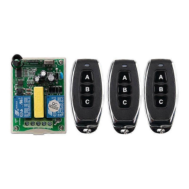 Wireless remote control switch 220V motor roller shutter door remote control switch / two-way remote control control panel