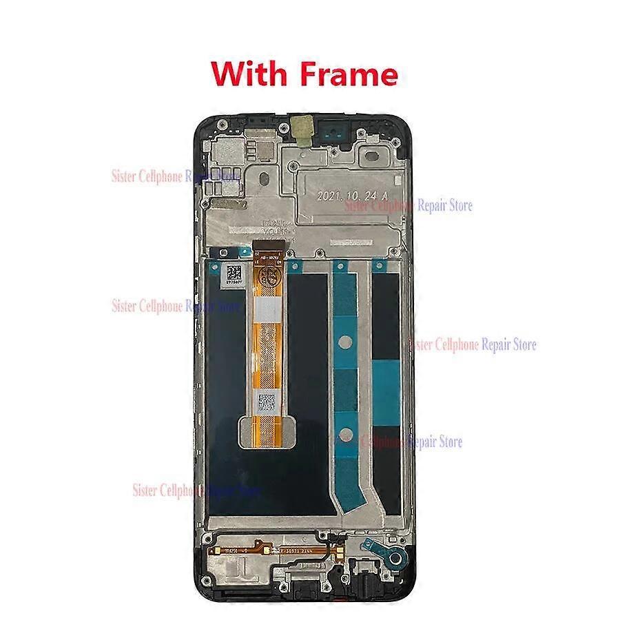 Tib 6.52new For Oppo A15 Lcd Display Touch Screen Digitizer Assembly Replacem For Oppo A15 Lcd With Frame Cph2185