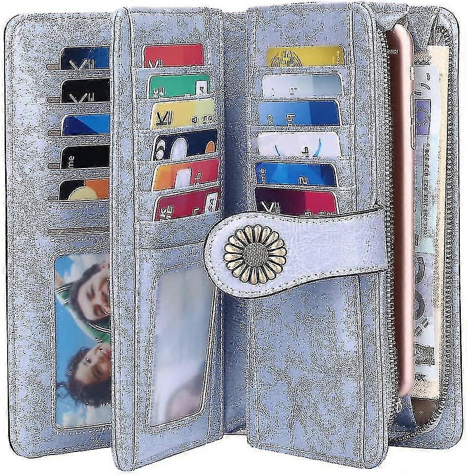 Ladies Vintage Wallet, Long Wallet With Large Capacity