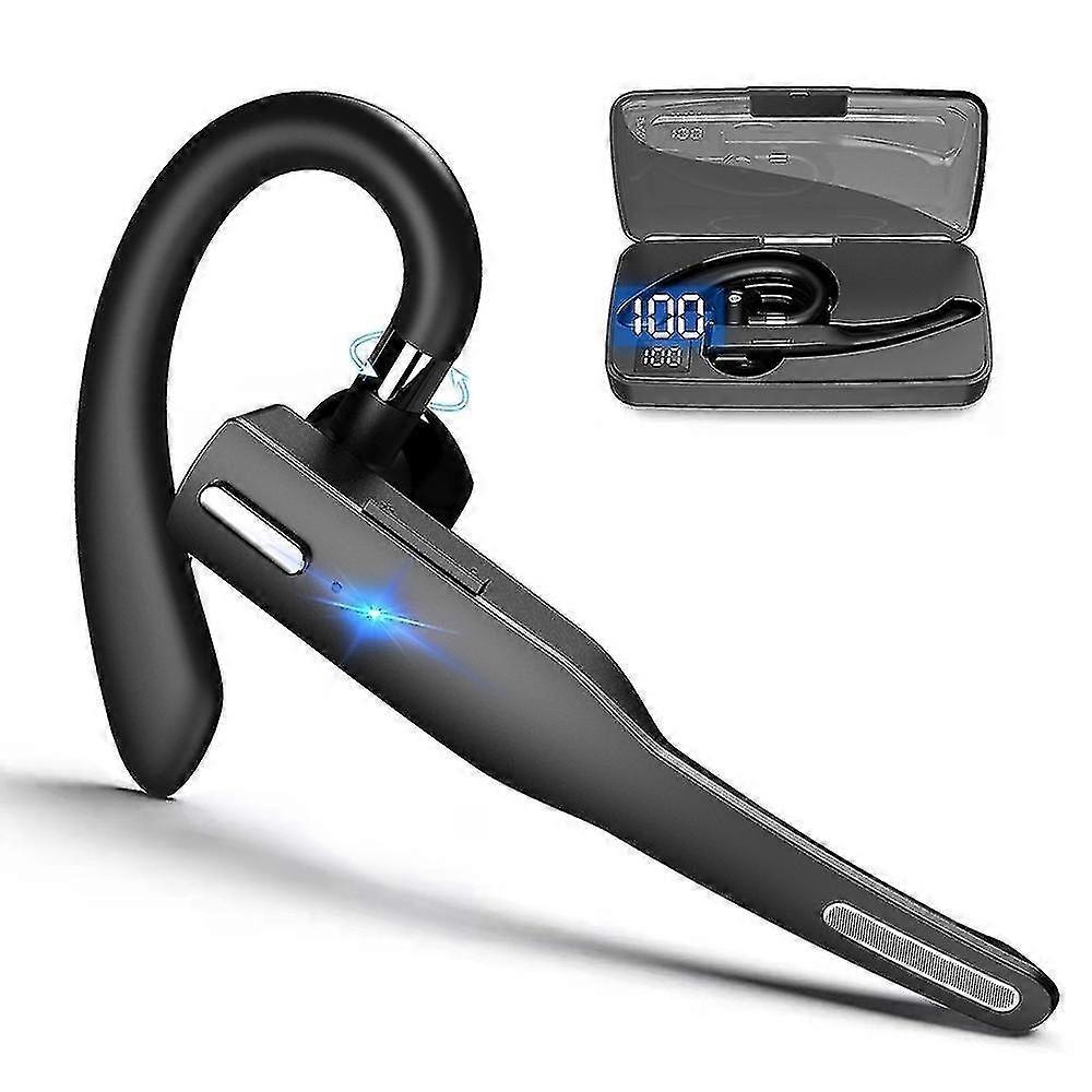 Bluetooth Wireless Earpiece  Bluetooth 5.1 Wireless Headphone With Charging Casefor Office Driving