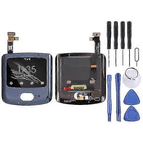 Replacement Secondary Lcd Screen Compatible With Motorola Razr 5g With Digitizer Complete Assembly