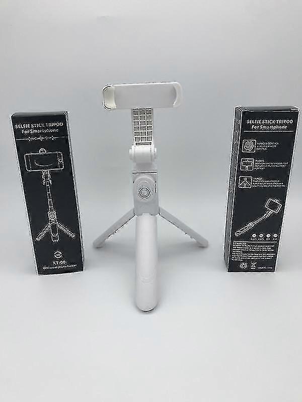 new tripod selfie stick bracket  tooth selfie stick(black)