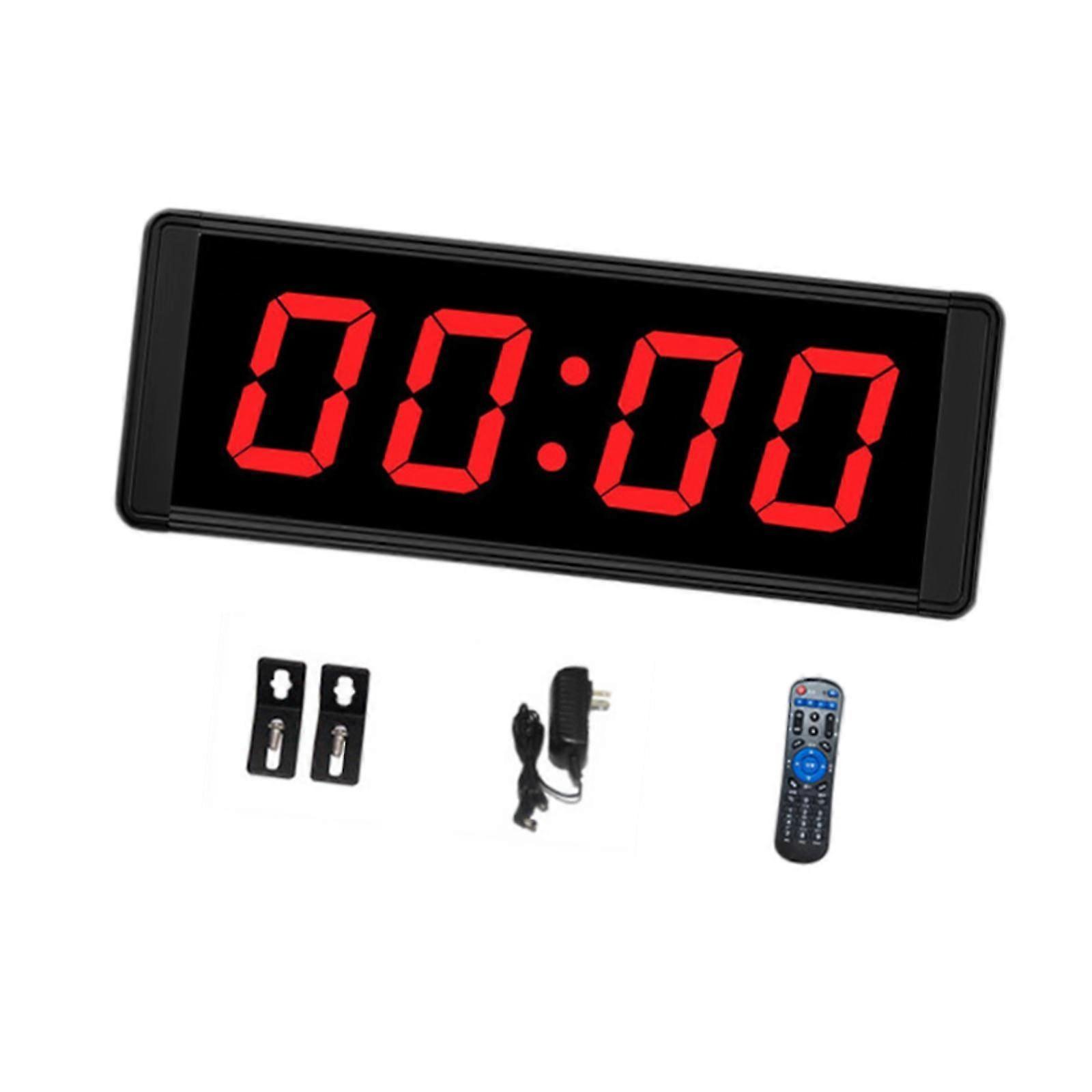 Red Color LED Timer Portable Fitness Training Timer for Running Sports