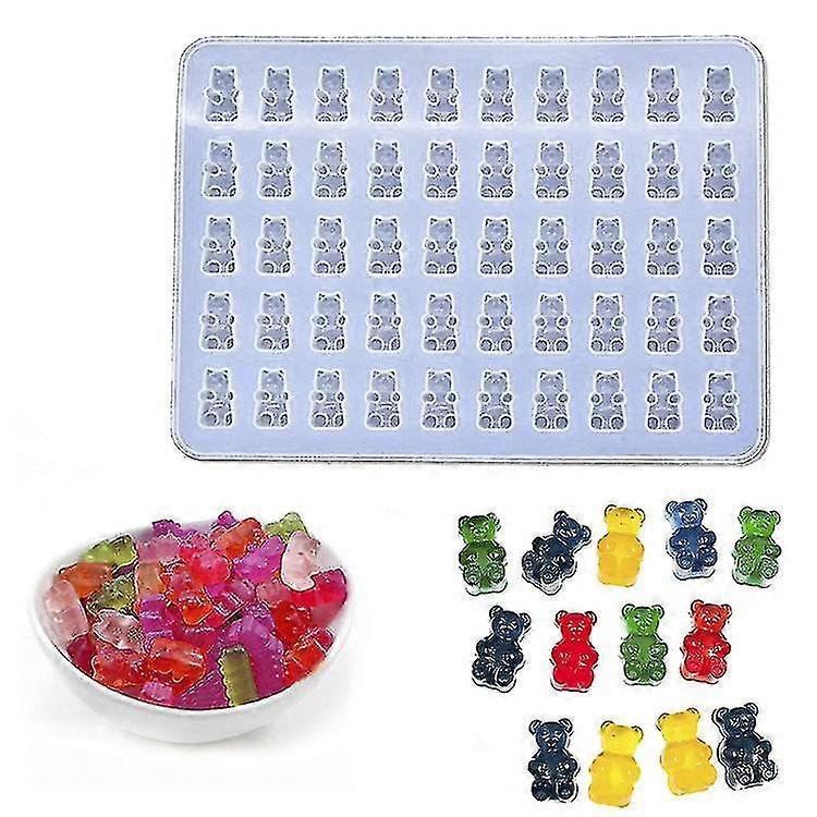 Bear Silicone Mold, Bear Resin Candy Chocolates Moulds