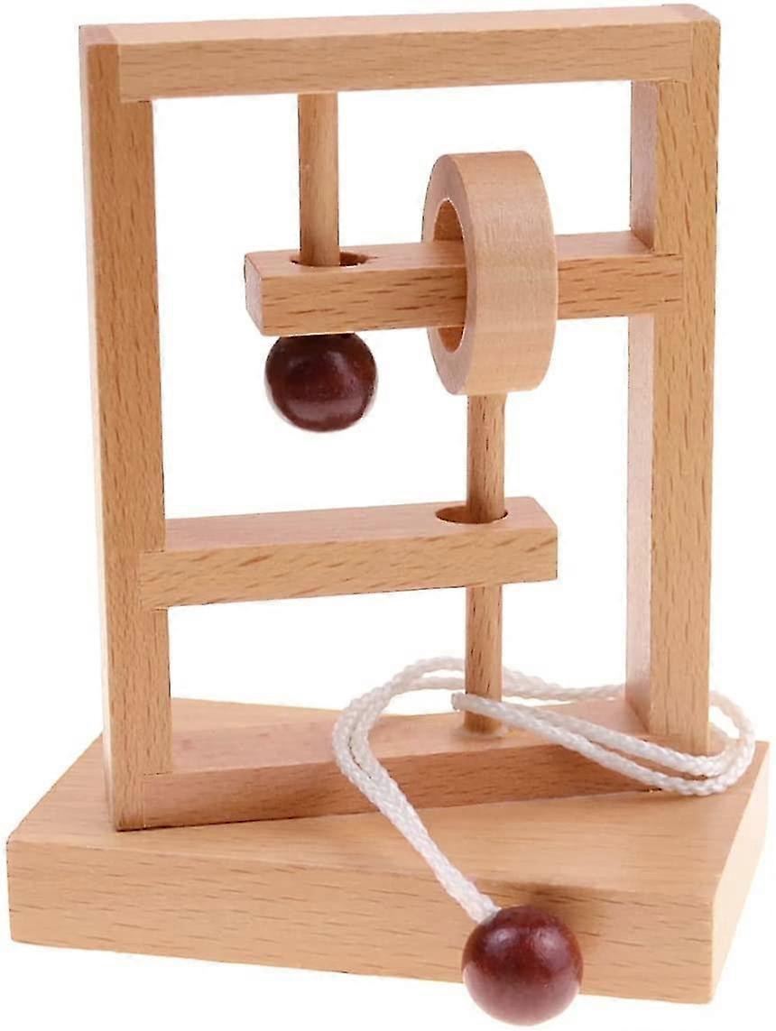 Puzzle Gioco Palla Di Legno Rompicapo Soluzione PALLA IMPRIGIONATA