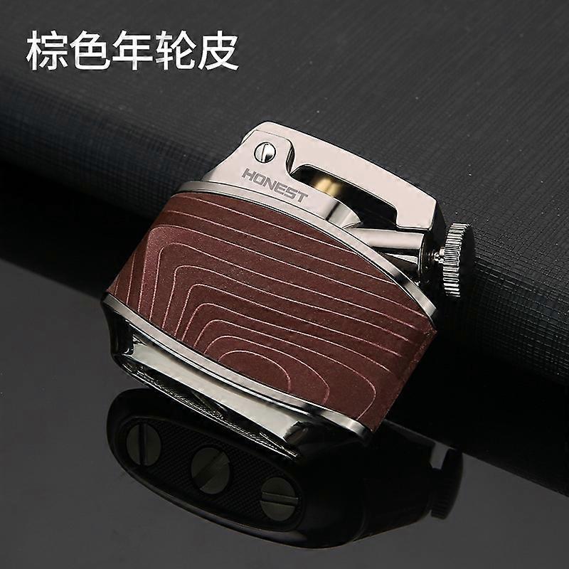Baicheng New High-End Old-Fashioned Vintage Foreskin Kerosene Cigarette Lighter Creative Personality One-Button Ejection Smoking Set