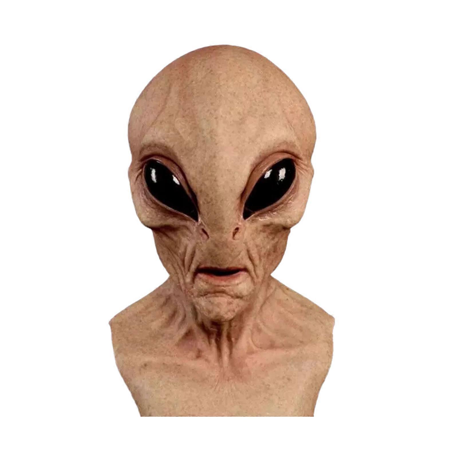 50% korting op volwassen HallowEen DIY Alien Mask Horror Cosplay Kostuum Party Latex Full Face Prop