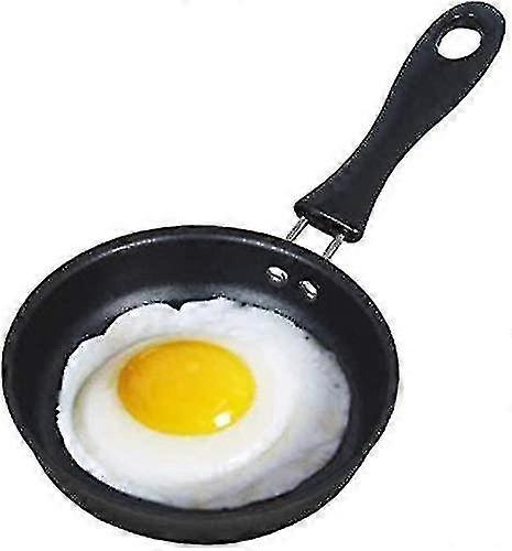 Mini Frying Pan For One Egg, 4.7" 12cm Mini Egg Frying Pan With Handle Heat Resistant Non Stick Pot