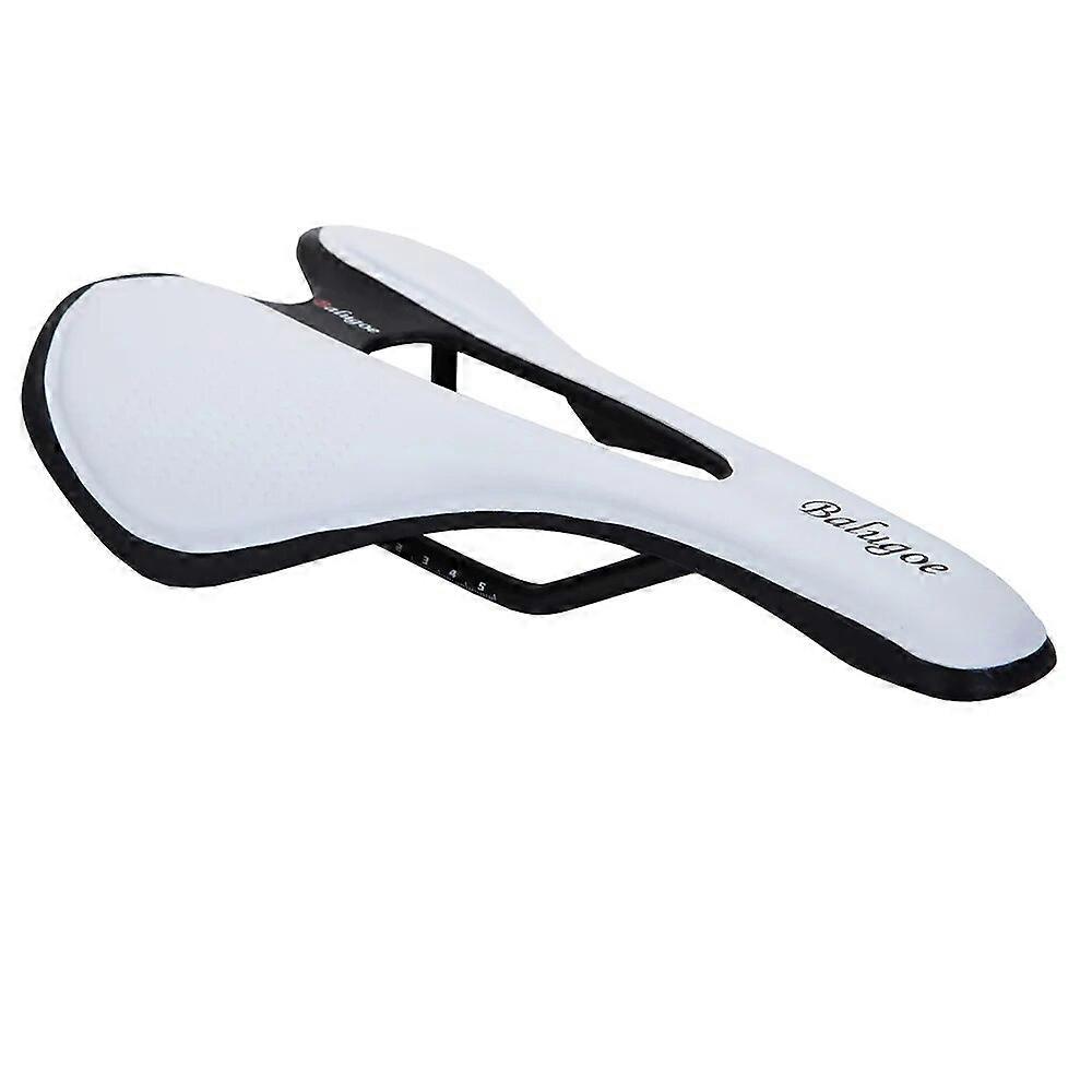 BALUGOE bicycle nylon seat cushion good filling easy to install ergonomic design black and white saddle bicycle accessories