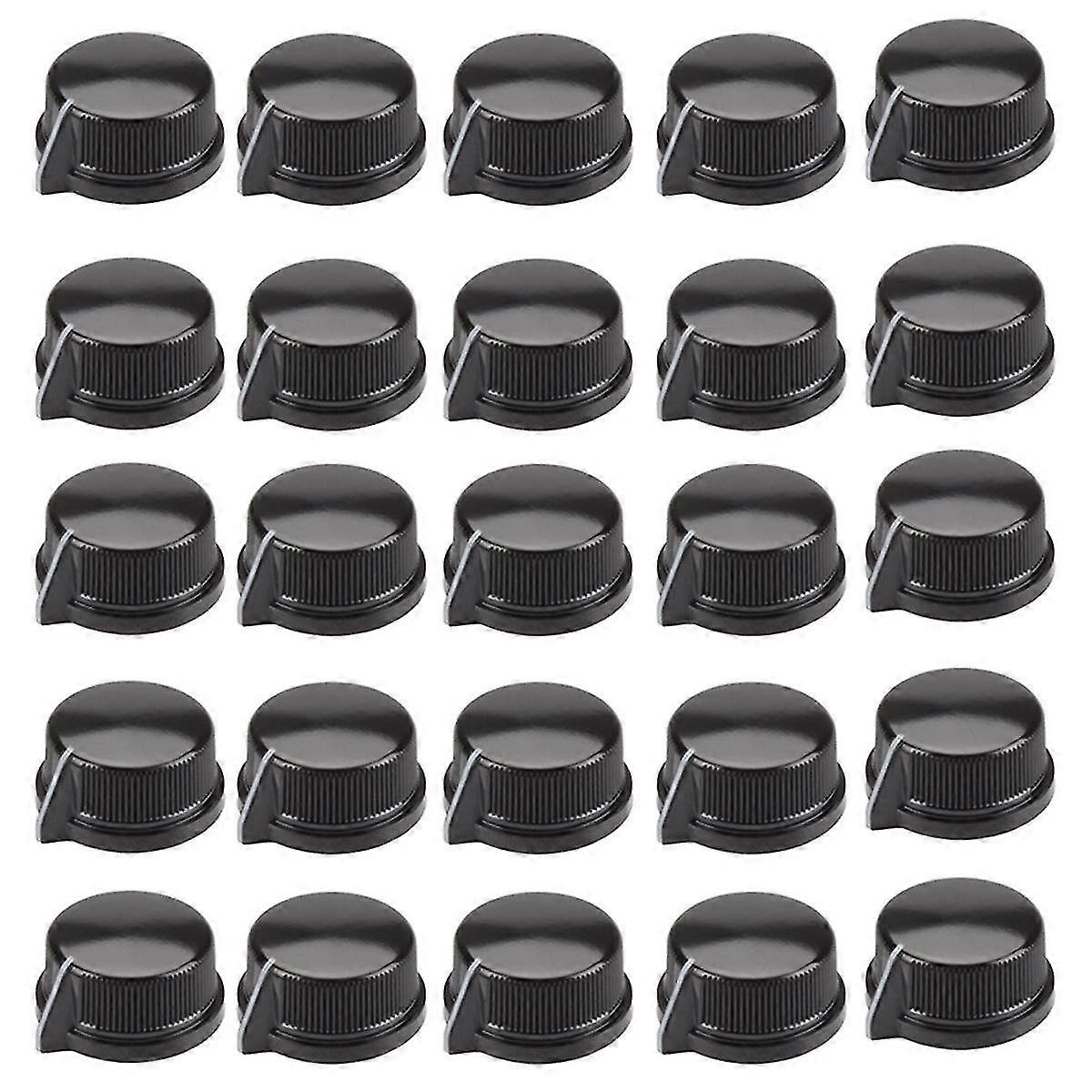 30PCS 6,35 mm Axel Mässing Inuti Skruv Gitarr Pedal Effekter Kontroll Förstärkare Knopp Gitarr Tillbehör