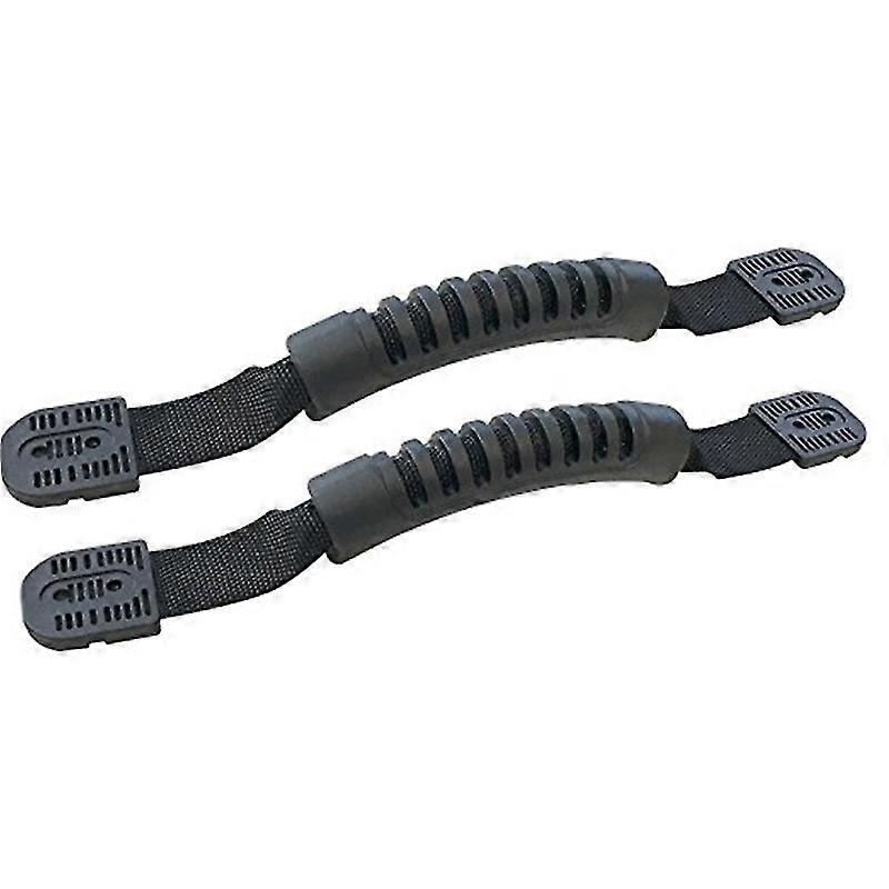 2 Pcs Side Mount Carry Handles For Kayak Canoe Surfboard Durable Carry Handle With Hardware(Black)