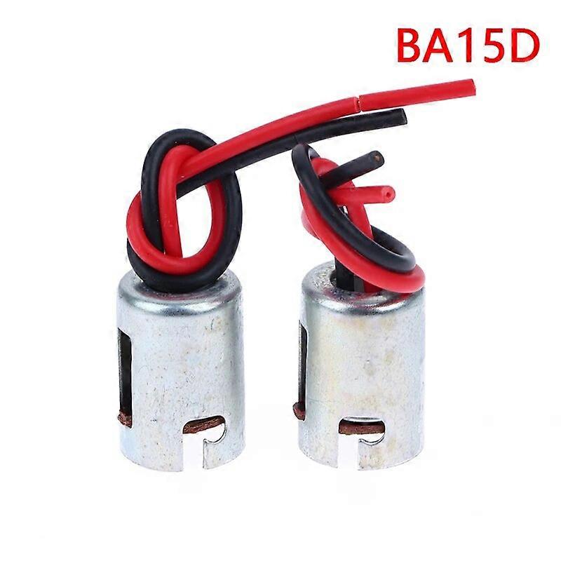 2Pcs BA15S BA15D BA9S T9 Car Brake Light Turn Signal Lamp Holder Bulb Socket Halogen Headlamp Pigtail Connector Holder