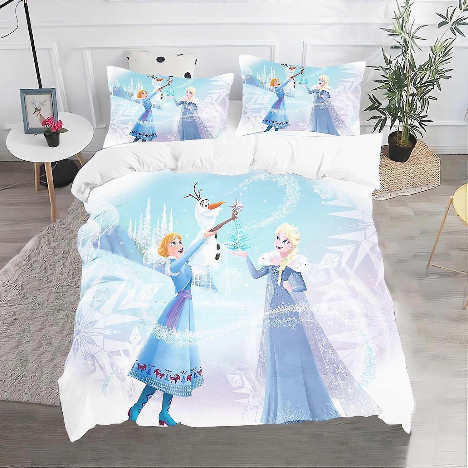 Frozen bedding set, 3D printing duvet cover