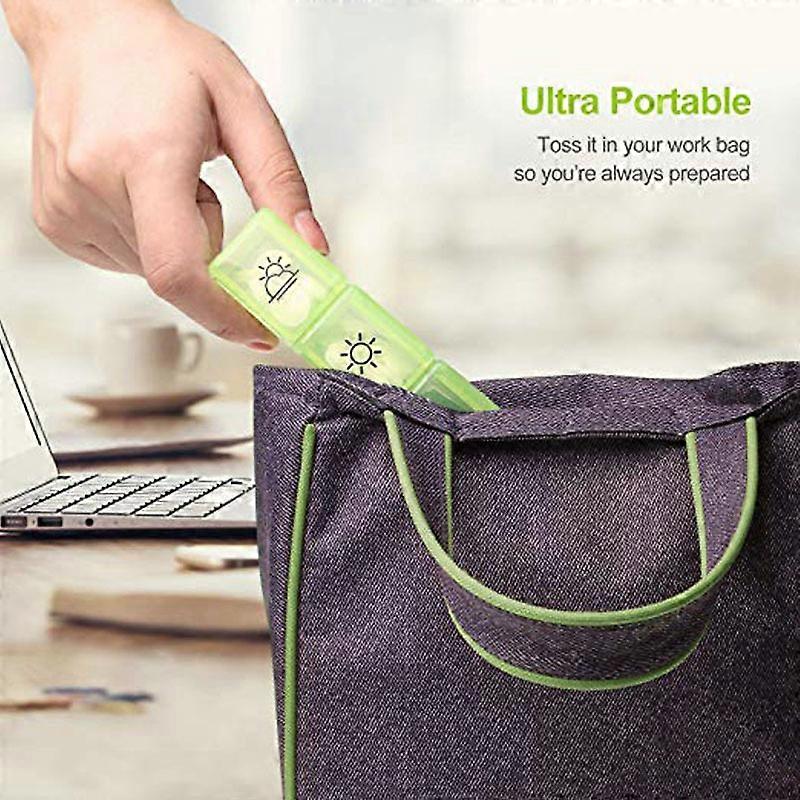 7 Days Pill Case Tablet Sorter Medicine Weekly Storage Box Container Organizer