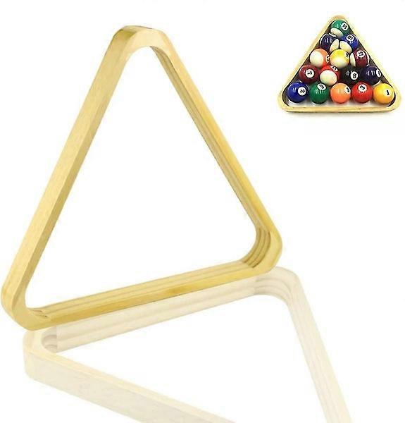 Wooden 8 Ball Rack, 2-1/4" Ball Rack Pool Rack Ball Billiard Pool Triangle Rack