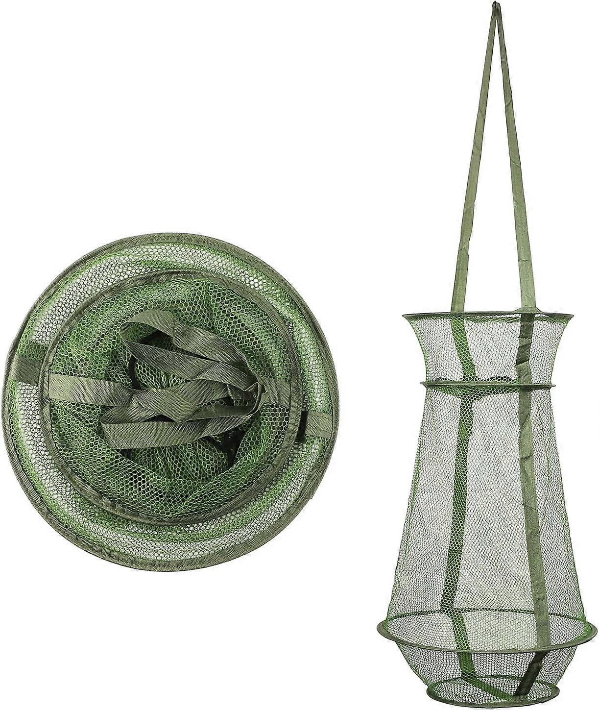 ZK- Fishing net fish cage collapsible fish cage fish basket for storing bait crayfish crab fragrant minnow shrimp lobster