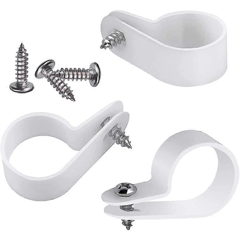 P-Type Fixing Clip Cable Clamp with Stainless Steel Screw Wire Management Wire Fixing Clip Wiring