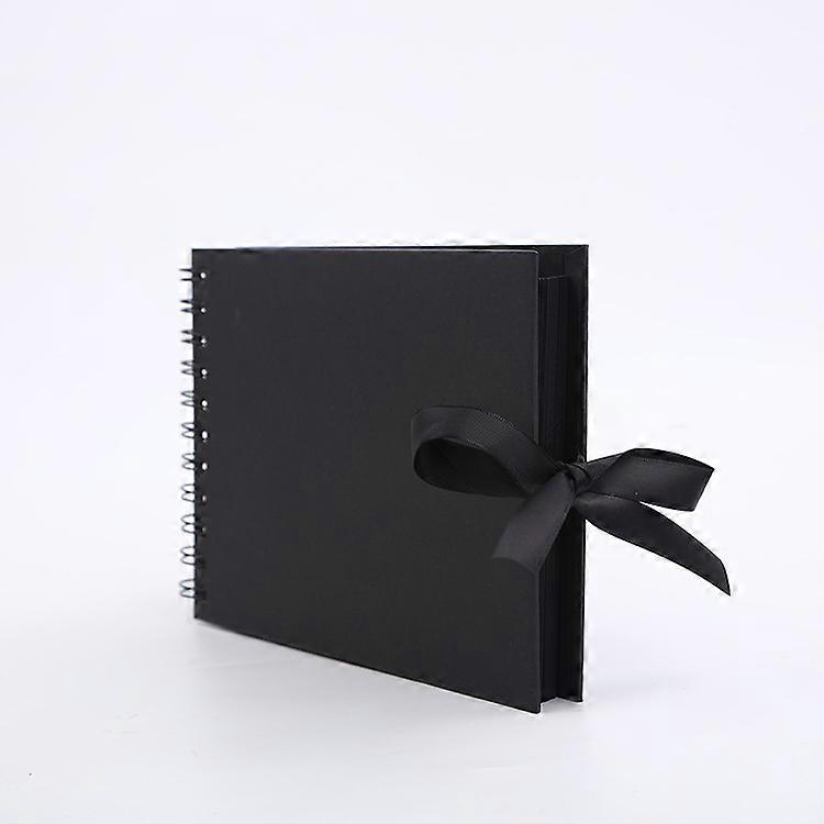 Photo Album 60 Black Pages Scrapbook Photo Album, 30 Sheets 20 X14cm