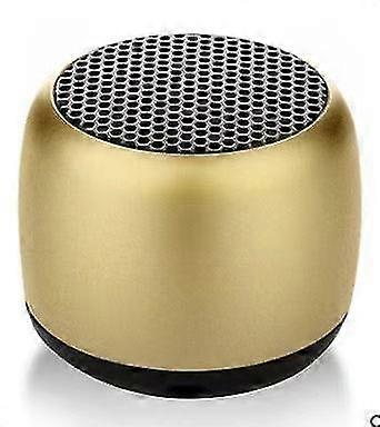 Ipx5防水ミニポータブルブルートゥーススピーカーメタルハイファイTWS相互接続超小型スチールステレオワイヤレススピーカー