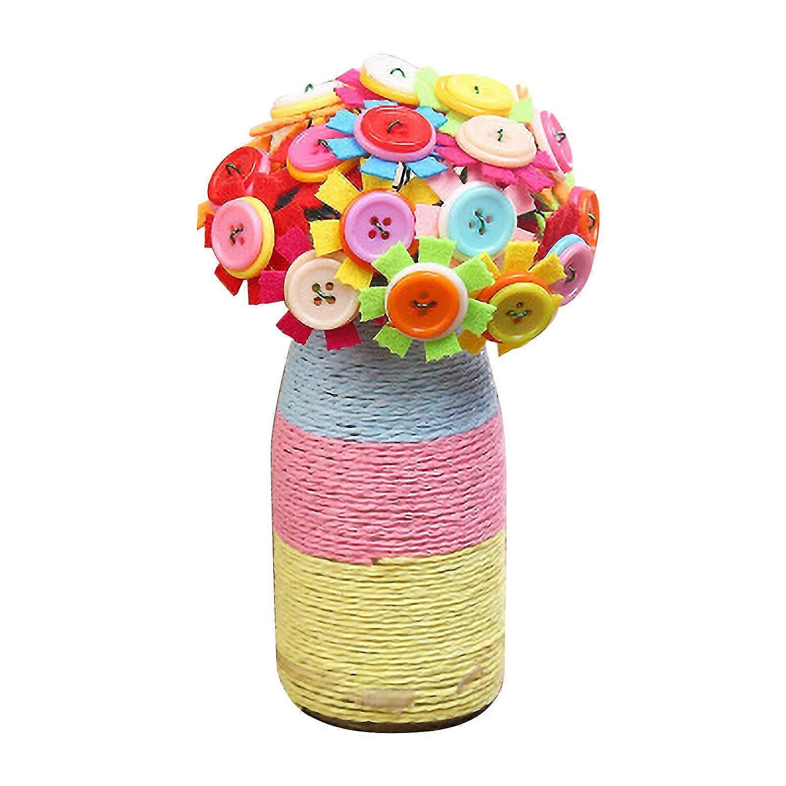 Mother's Day Handmade Diy Button Bouquet Material Package