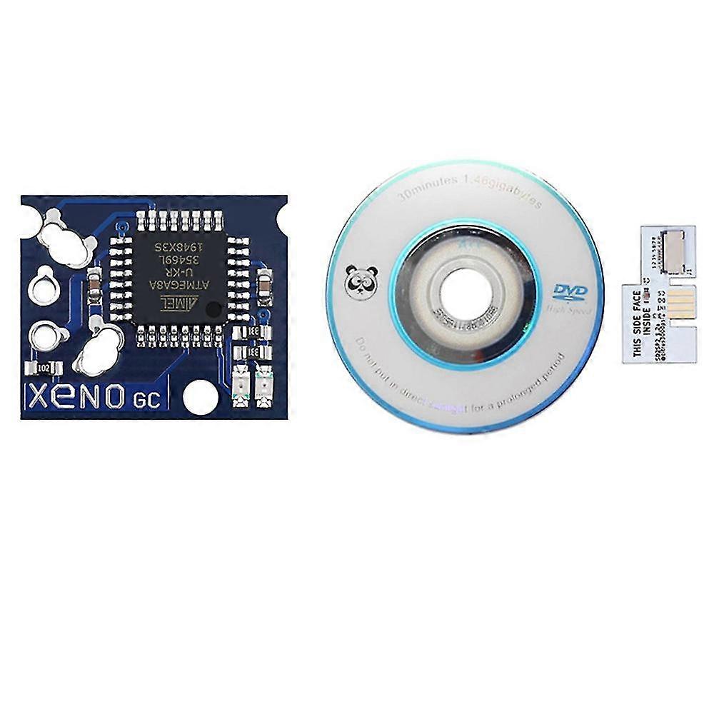 Sd2sp2 Adapter Replacement -sd Card Reader + V 0.5 Cd + Xeno Chip For Ngc Game Console, Ntsc-u-xeno