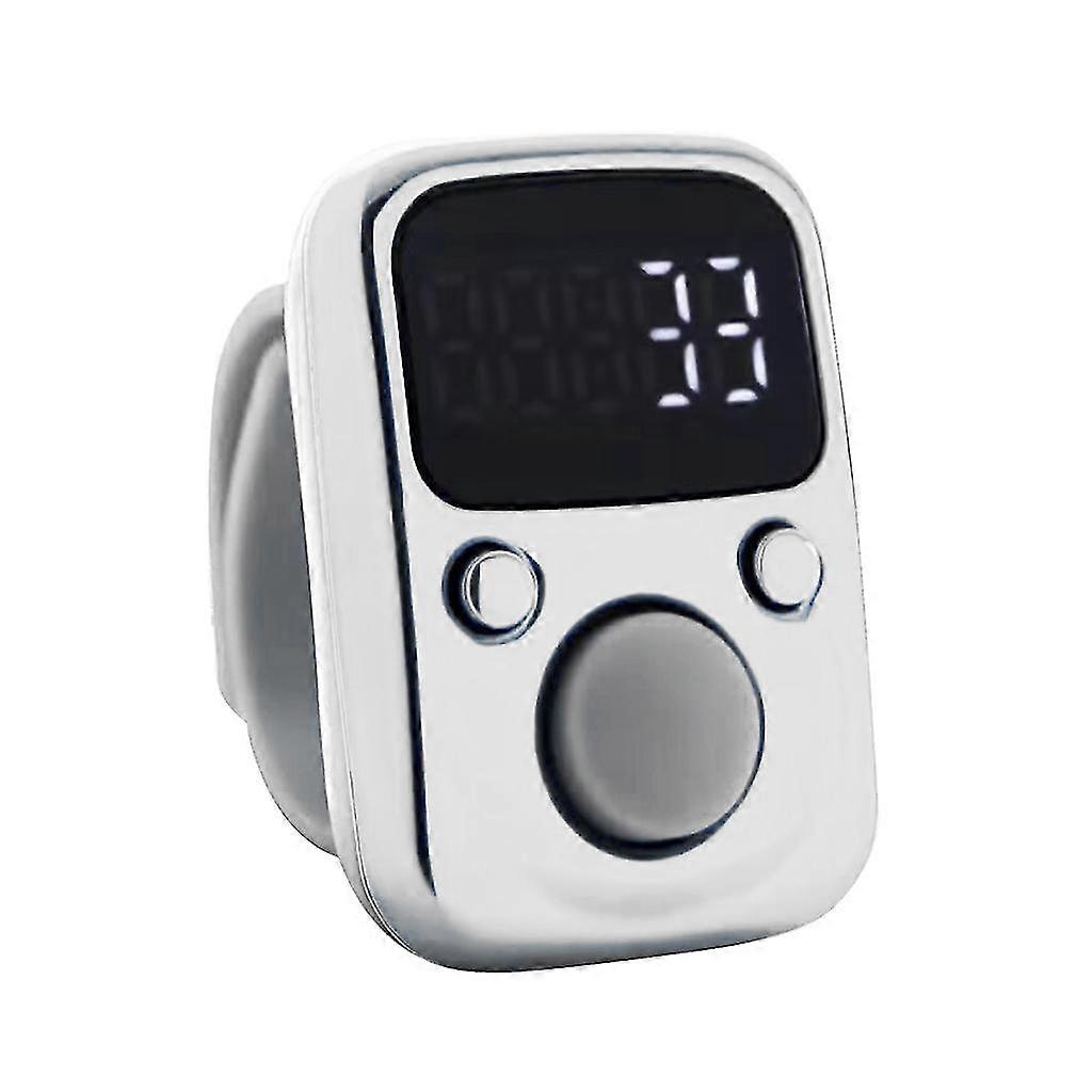 Digital LED Finger Ring Hand Tally Counter Prayer Rechargeable Counters Clicker