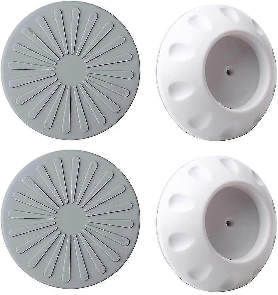 4つの部分壁のガードの保護器、壁のガードパッド赤ちゃんゲートの壁の保護者の階段の壁のセーバー