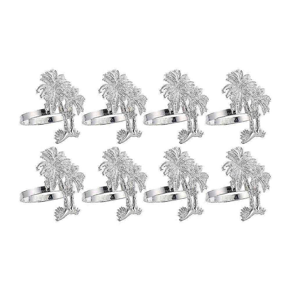 8pcs Napkin Rings Nut Tree Napkin Rings Dining Table Rats