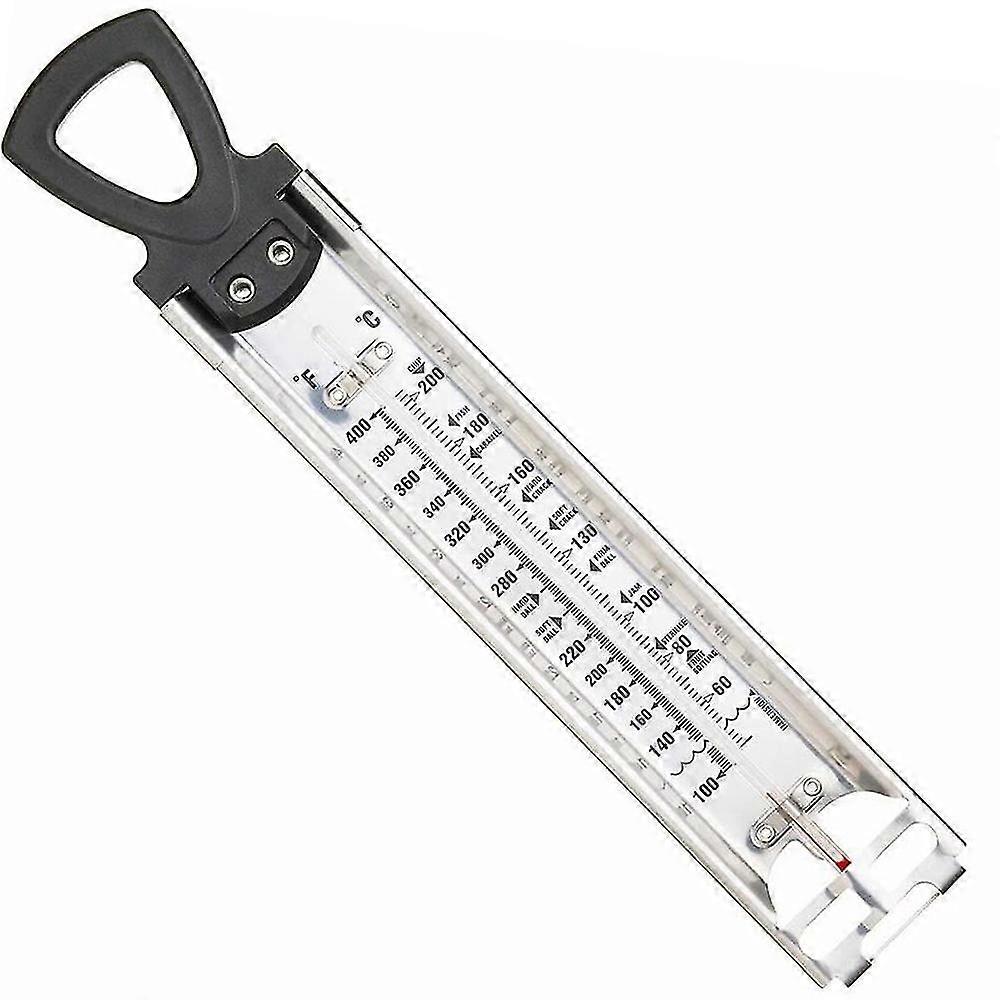 Home Made Sugar Thermometer, Deep Frying And General Kitchen Use, Stainless Steel Baking Thermometer, 30.5 Cm