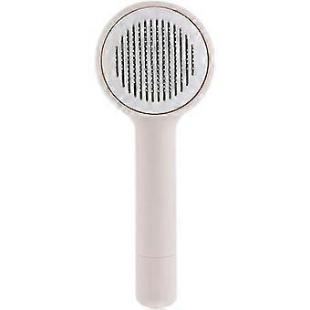 Pet Dematting Comb Grooming Comb Self-cleaning Slicker Massage Brush