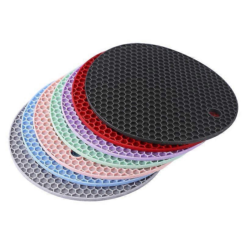7pcs Heat Resistant Silicone Table Mat Placement