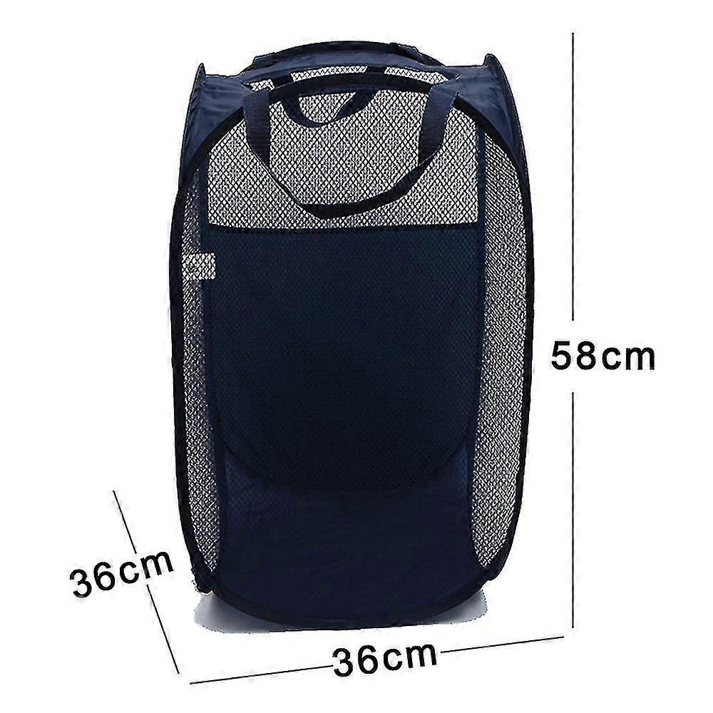 Mesh Popup Laundry Hamper-portable,durable Handles