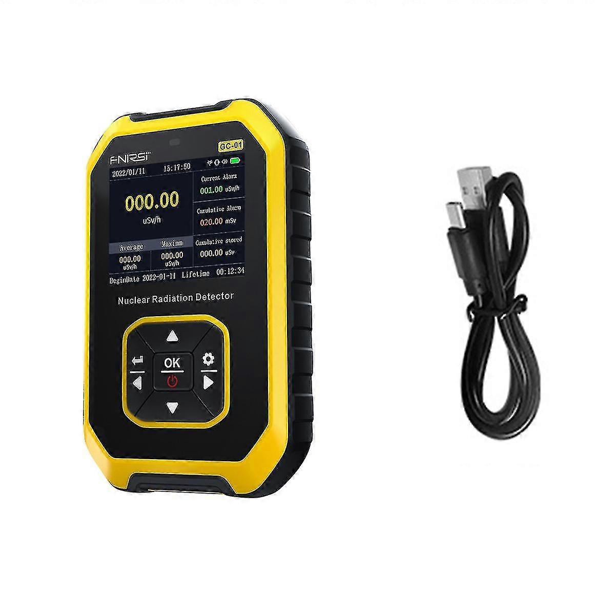Gc01 Nuclear Radiation Detector Personal Dose Alarm Meter Geiger Counter-dt