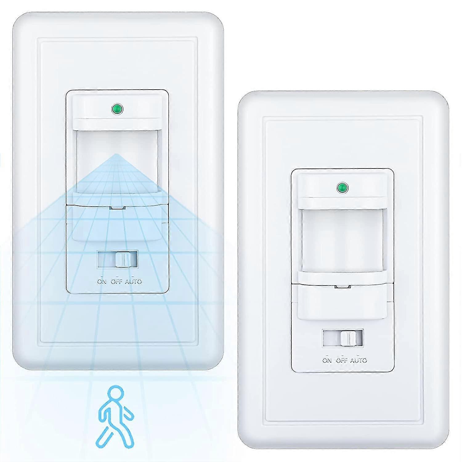 Motion Sensor Light Switch Motion Sensor Switch 4a, 500w Smart Light Switch Motion Switch Pir Infrared Motion Activated Wall Switches Neutral Wire Req