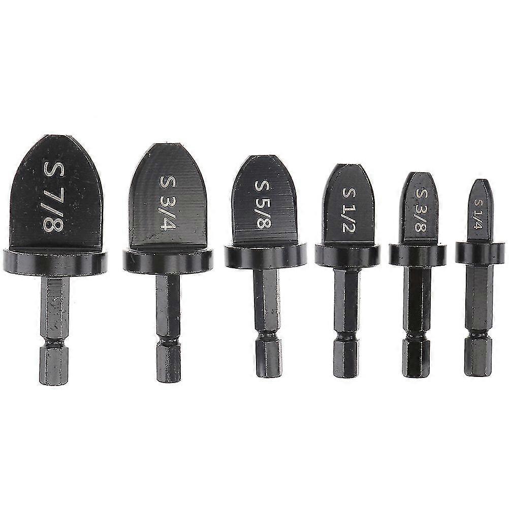 1 Set Swaging Tool Hexagonal Handle Tubing Tool Drill Bit Pipe Reamer Tool