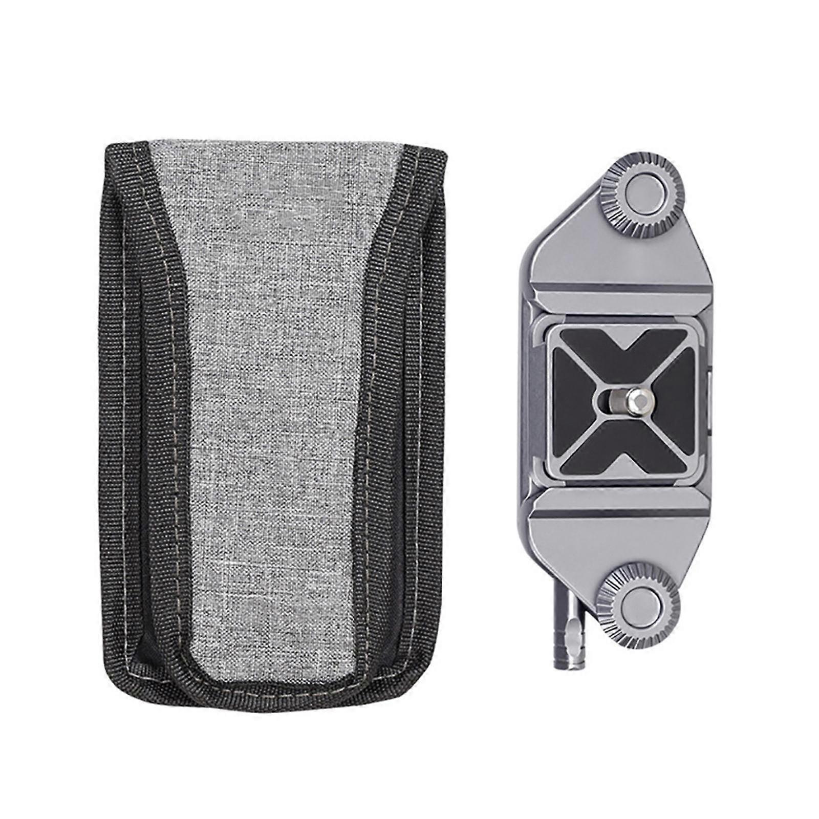 Camera Clip Easy to Install Action Camera Holder Camera Backpack Strap Mount Argent