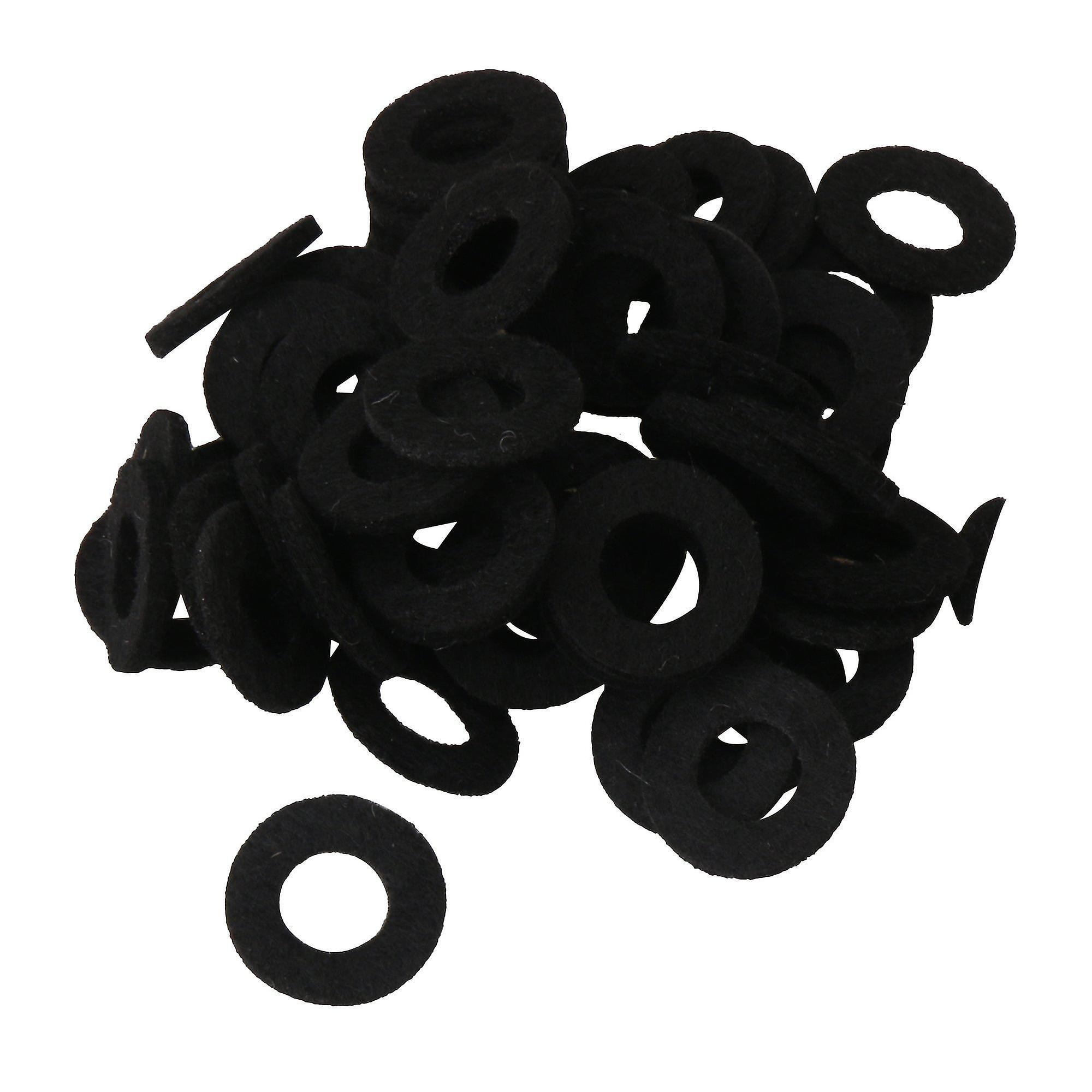 Brass Instrument Care Kits Fine Workmanship Trumpet Black Valve Top Cap Felts 18 Od Id Set Of 30