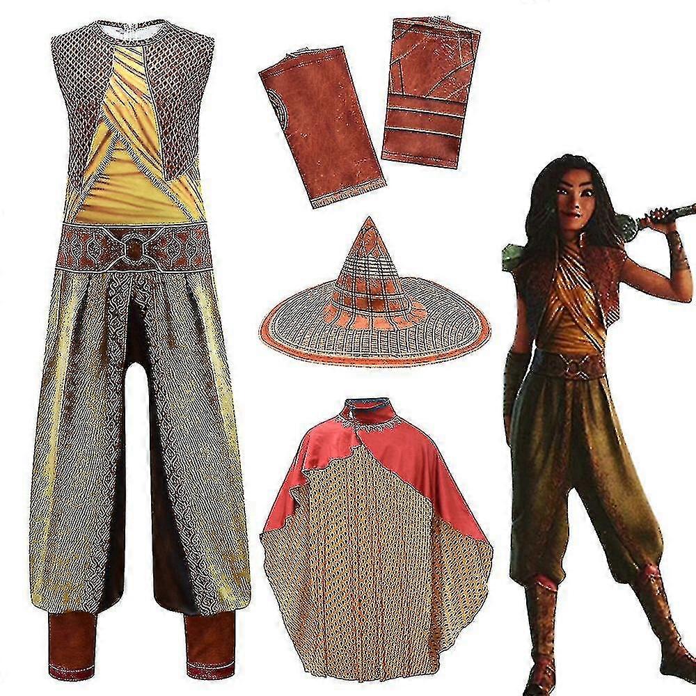Barn Pojkar Flickor Unisex Kläder Set Raya-och-den-sista-draken Kläder Set Barn Present