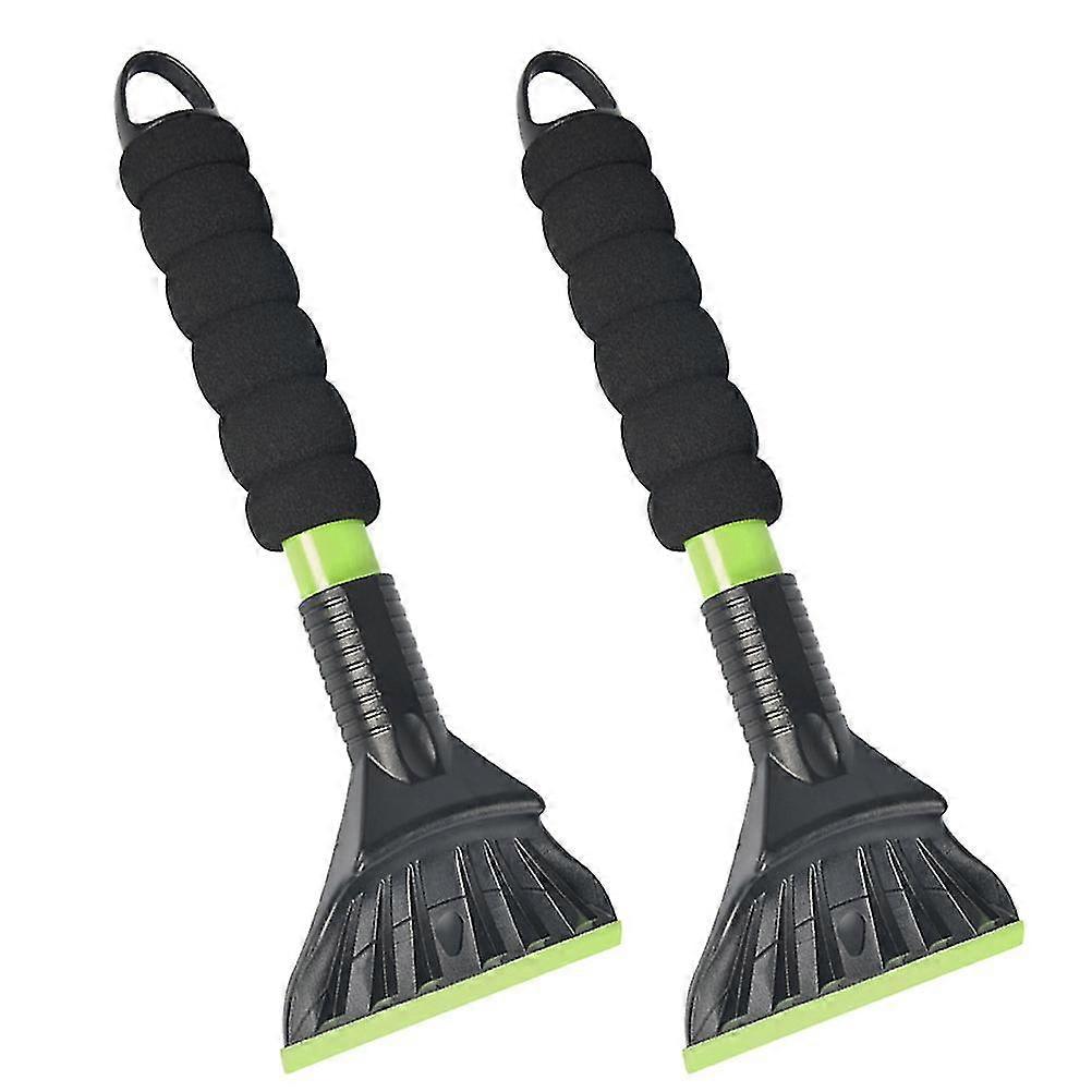 2pcs Plastic Snow Shovel Useful Durable Winter Removing Device Multi-function Frost Removal Tool Car Accessory For Winter