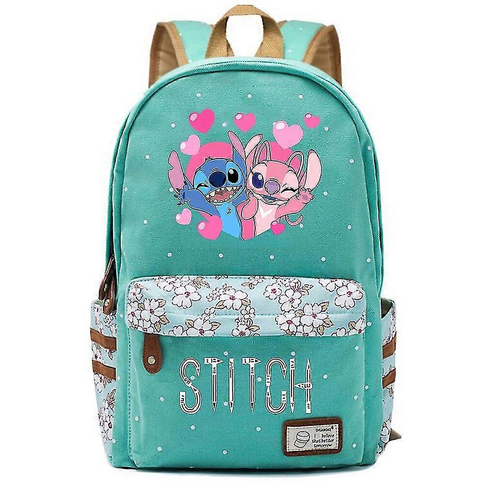 New Kawaii Disney Stitch Boy Girl Kids School Book Bags Women Bagpack Teenagers Schoolbags Canvas Travel Laptop Backpack