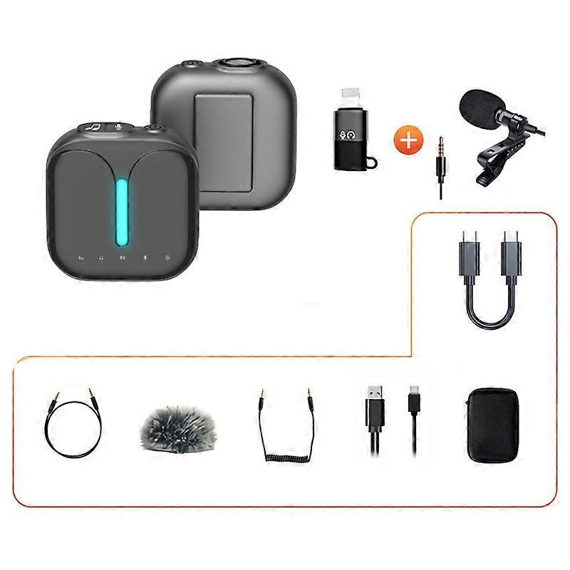Lavalier Microphone Type-C + Adapter+External Microphone