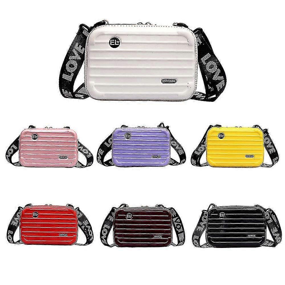 Hard Shell kozmetikai táska női mini bőrönd forma utazás crossbody válltáskák-l