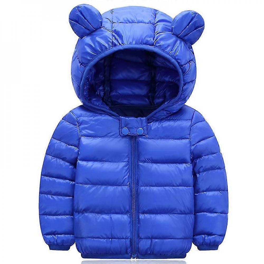 Barn Baby Pojke Flicka Vinter Varm vadderad Kappa Puffer Jacka Ytterkläder EGN