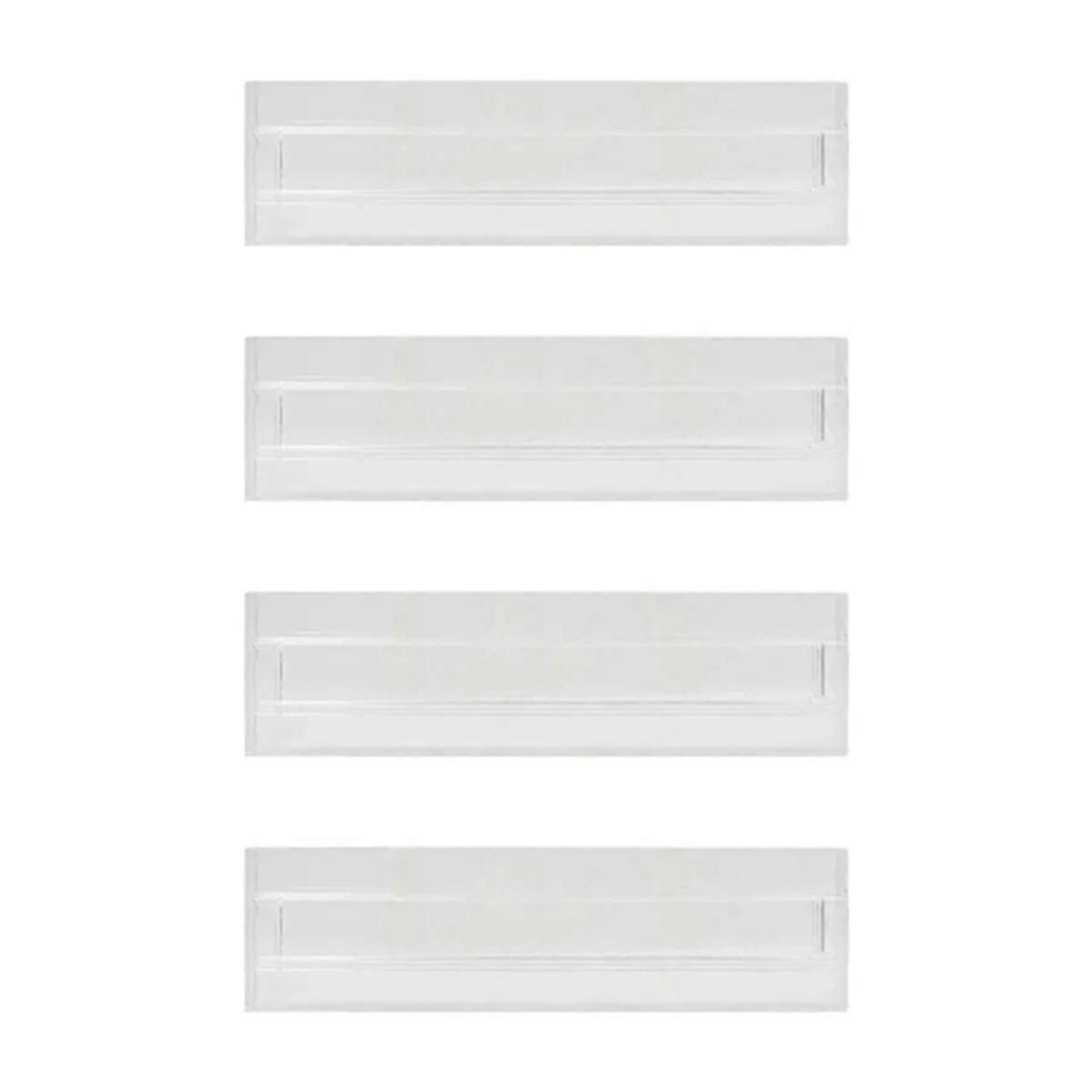 4Pcs Drawer Dividers Organizers, Adjustable 8cm High Expandable From 27.5-52cm Kitchen Drawer Organizer