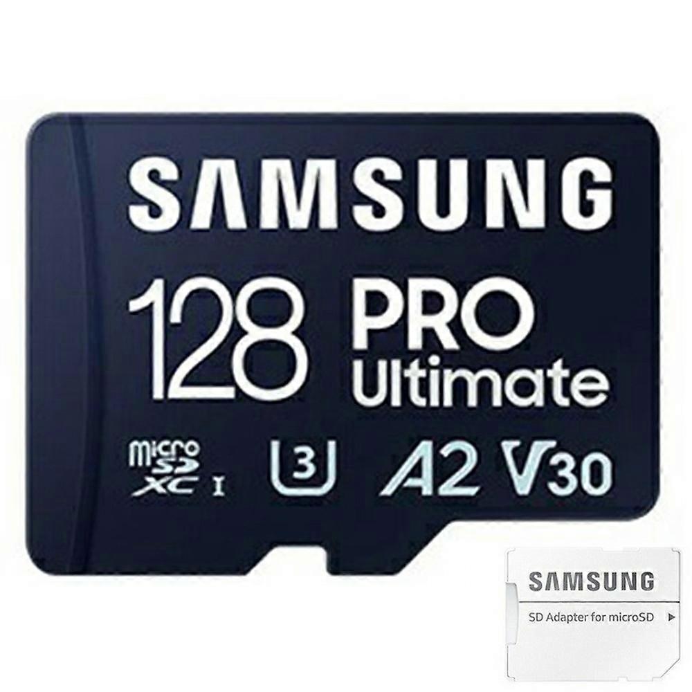 SAMSUNG Pro Ultimate 128GB TF Card A2 U3 V30 Phone Camera 200MB s Read Speed Memory Card - Blue