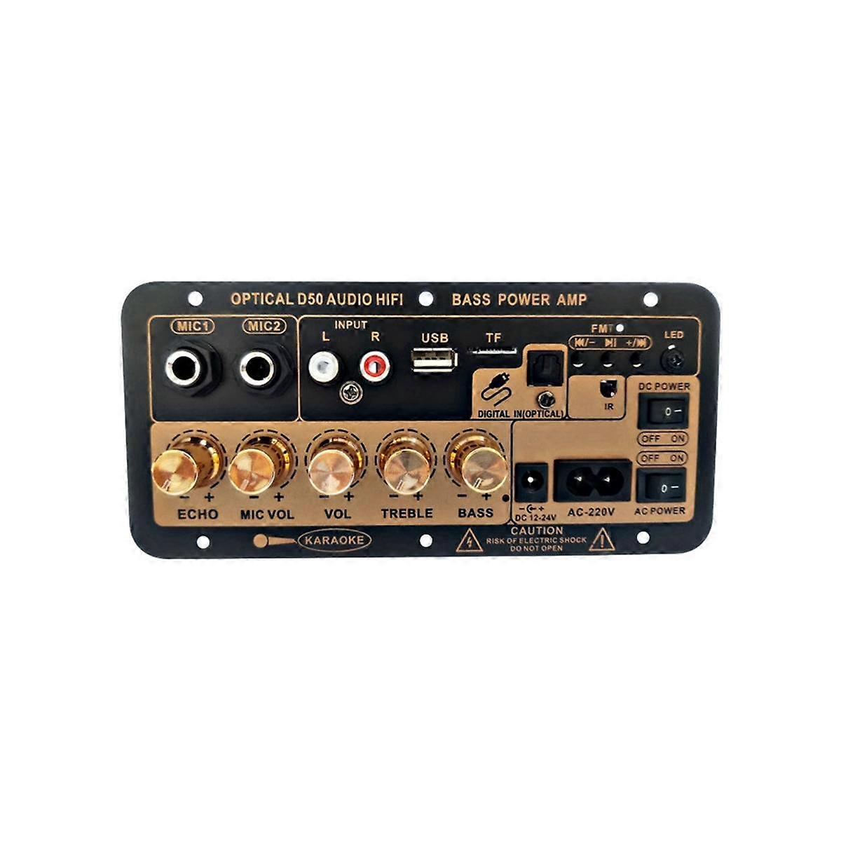 D50 35W Subwoofer Power Amplifier Board with Optical Audio 12V24V220V Bluetooth Audio Amplifier Boa